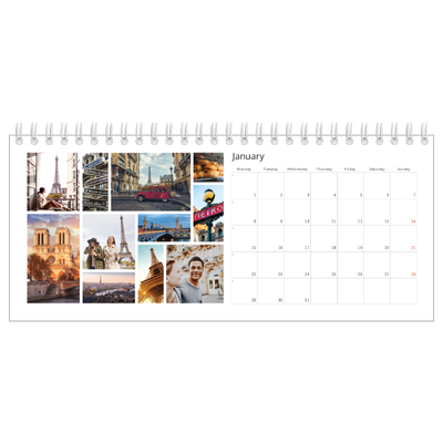 Desk calendars — Framework [January]