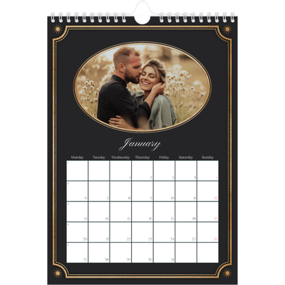 A4 Photo Calendar — Vintage classic [January]