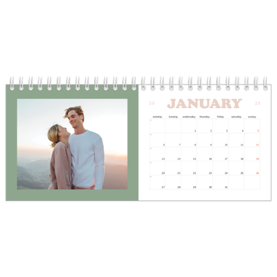 Desk calendars — Retro frames [January]